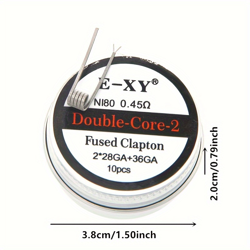 10pcs/box, Nichrome Fused Clap - đánh giá và giá Coil Building Kit